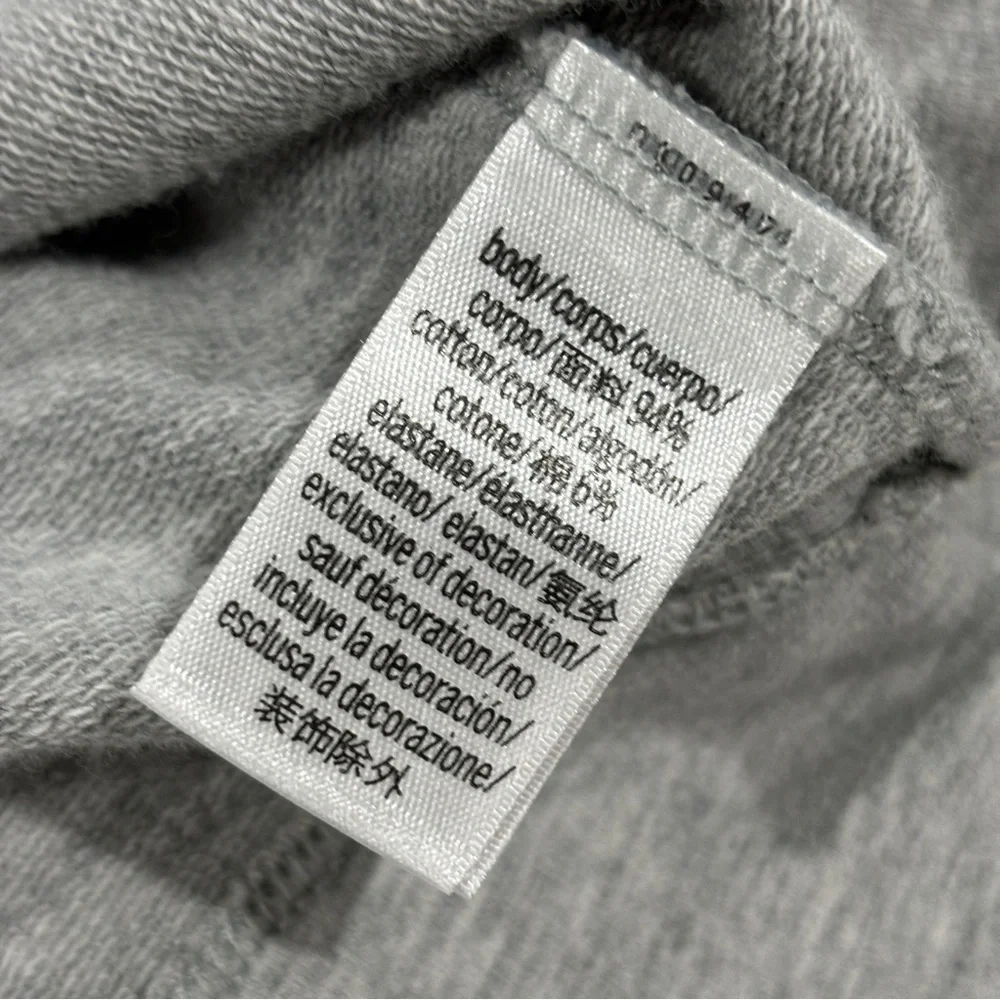 Victoria's Secret SPORT Hoodie Sweatshirt Spell out Logo on Sleeve Gray SZ XL - Picture 7 of 14